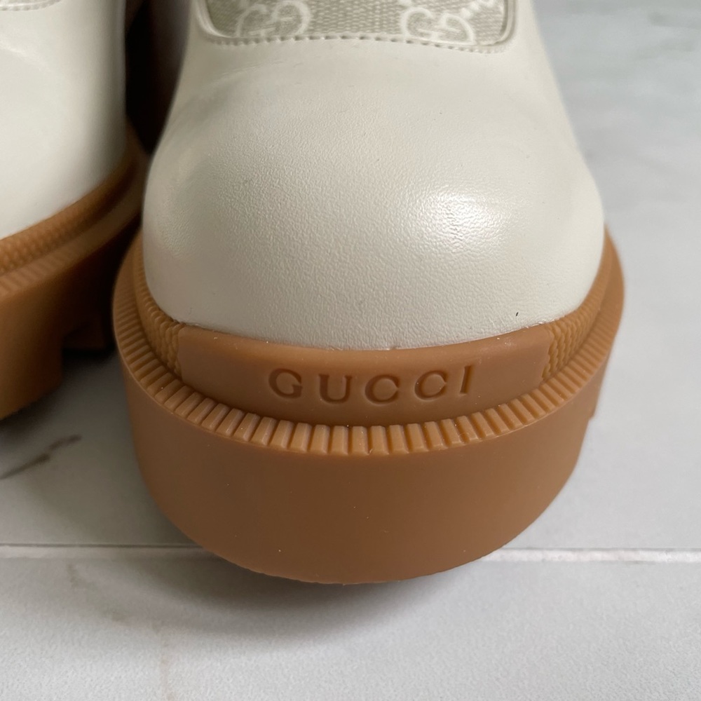 Women’s Gucci Kensington Nappa Leather Bootie 40.5 - Picture 4 of 11